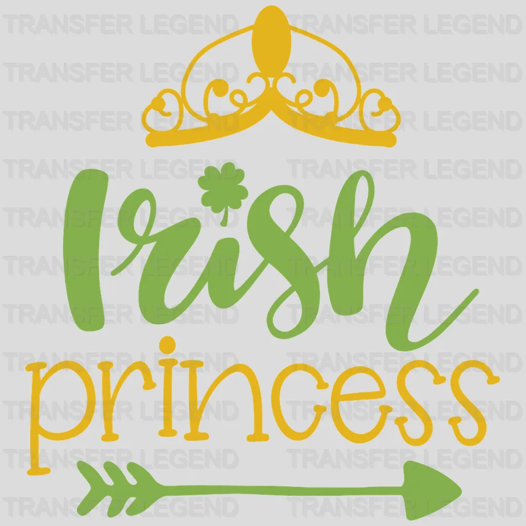 Irish Princess St. Patrick's Day Design - DTF heat transfer - transferlegend