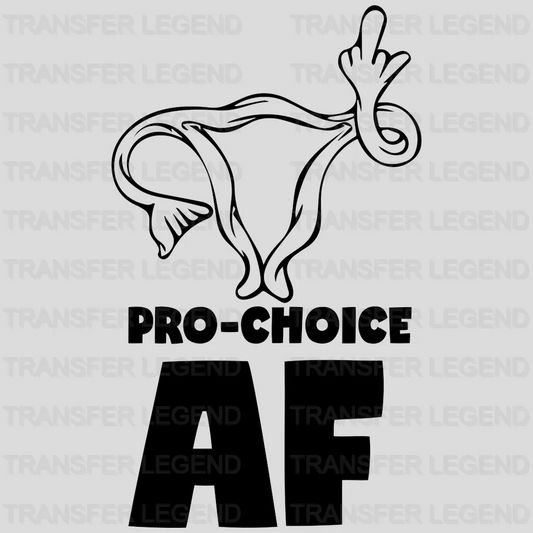 Pro-Choic AF Finger Uteru Design - DTF heat transfer - transferlegend