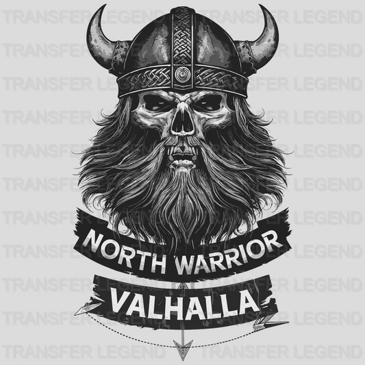 Valhalla Warrior Nordic Design - DTF Heat Transfer - transferlegend