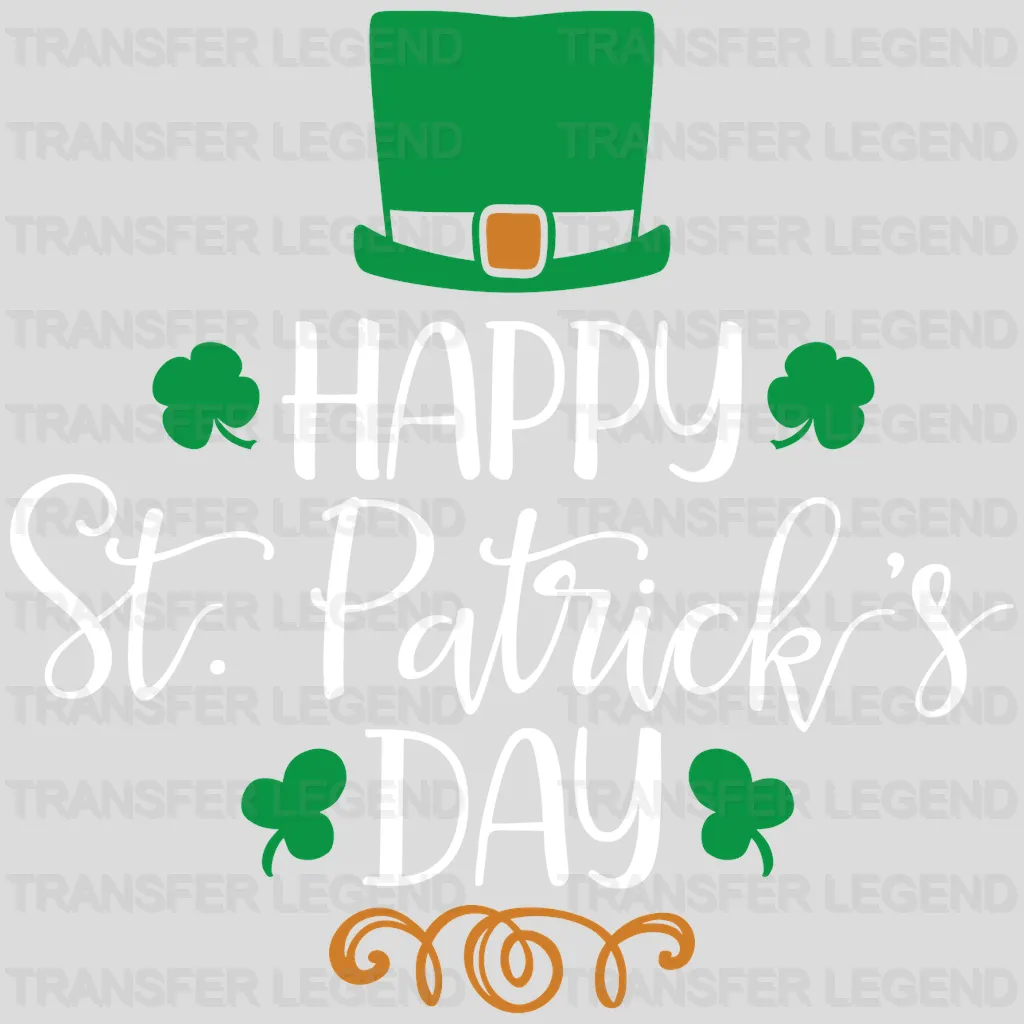Happy St. Patrick's Day Design - DTF heat transfer - transferlegend