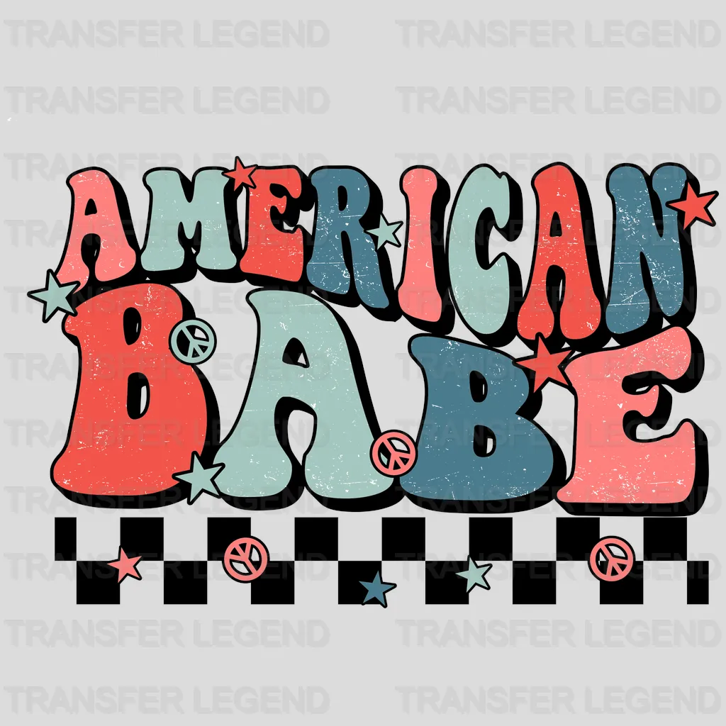 American Babe DTF Transfer - transferlegend