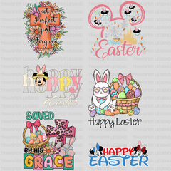 EASTER Premade Gang sheet - 6 PCS 10 INCH - transferlegend