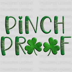 Pinch Proof St. Patrick's Day Design - DTF heat transfer - transferlegend