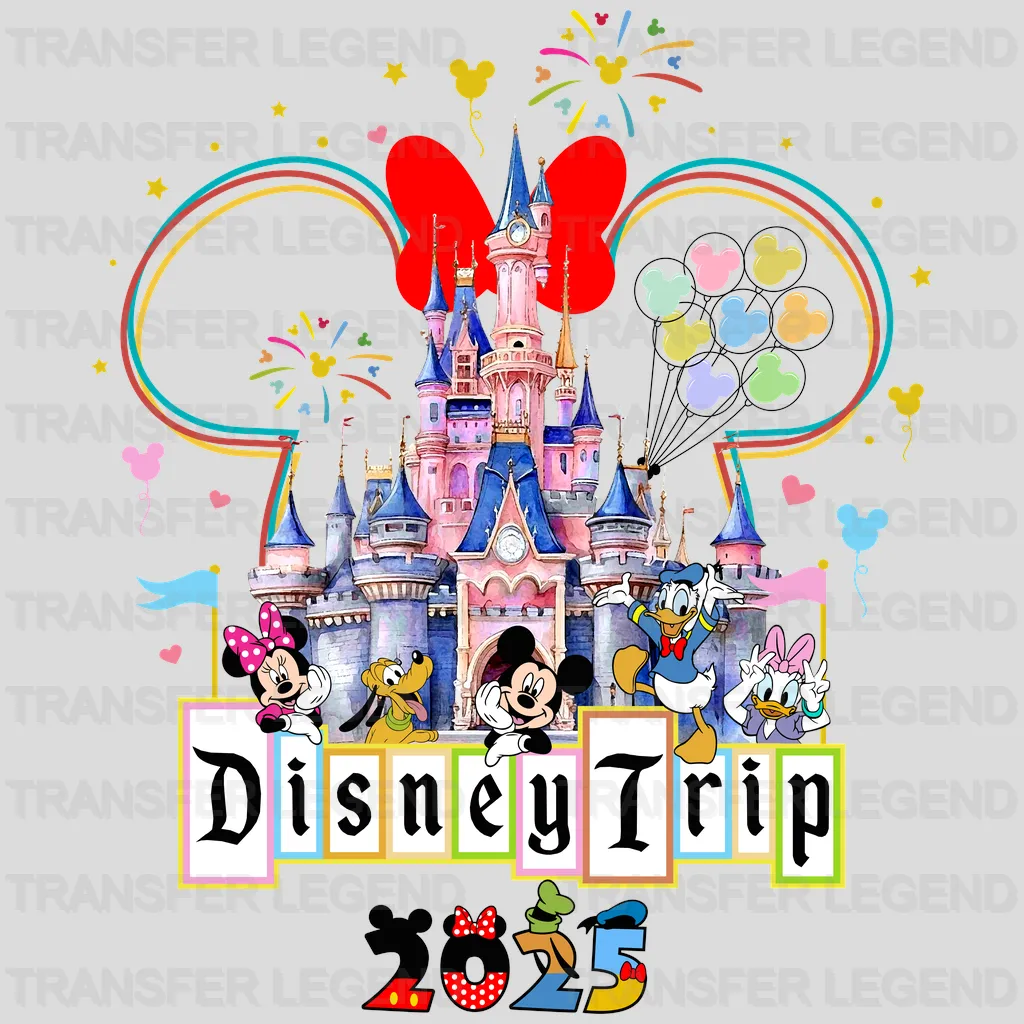 Mickey & Minnie In Wonderland Cartoon Designs - DTF Heat Transfer - transferlegend