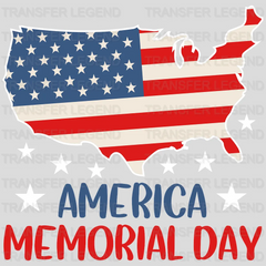 America Memorial Day - Memorial Day DTF Transfer - transferlegend