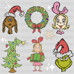 GRINCH XMASS Christmas Design - DTF heat transfer - transferlegend