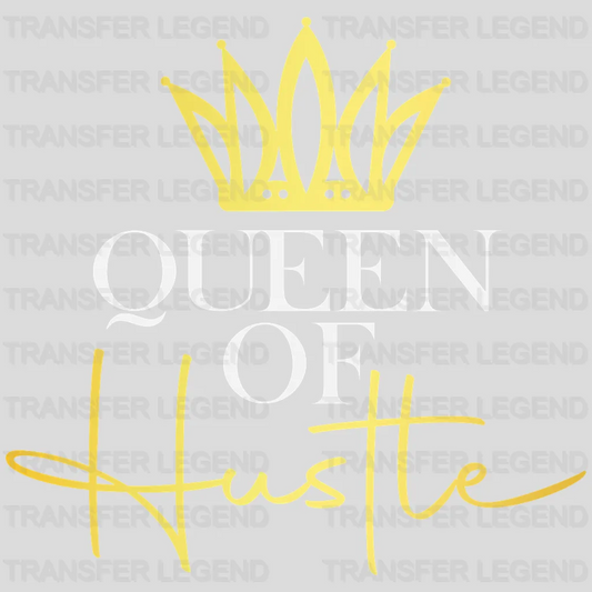 Queen Of Hustle - BLM design DTF heat transfer - transferlegend