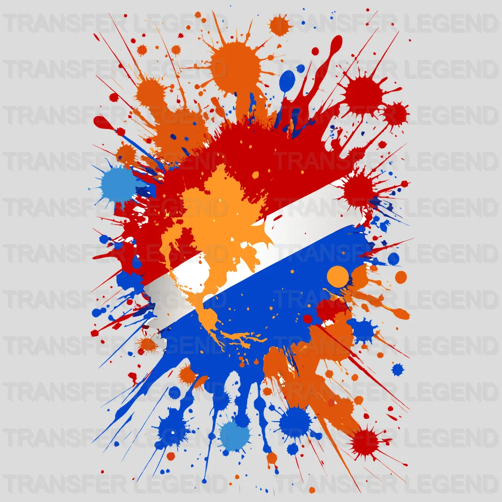 Netherland Flag Design - DTF Heat Transfer - transferlegend