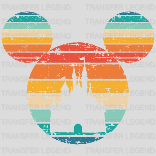 Retro Mouse Head Castle Design - DTF heat transfer - transferlegend