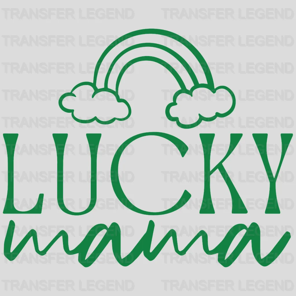 Lucky Mama St. Patrick's Day Design - DTF heat transfer - transferlegend