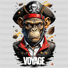 Monkey Voyage Pirate Design - DTF Heat Transfer - transferlegend