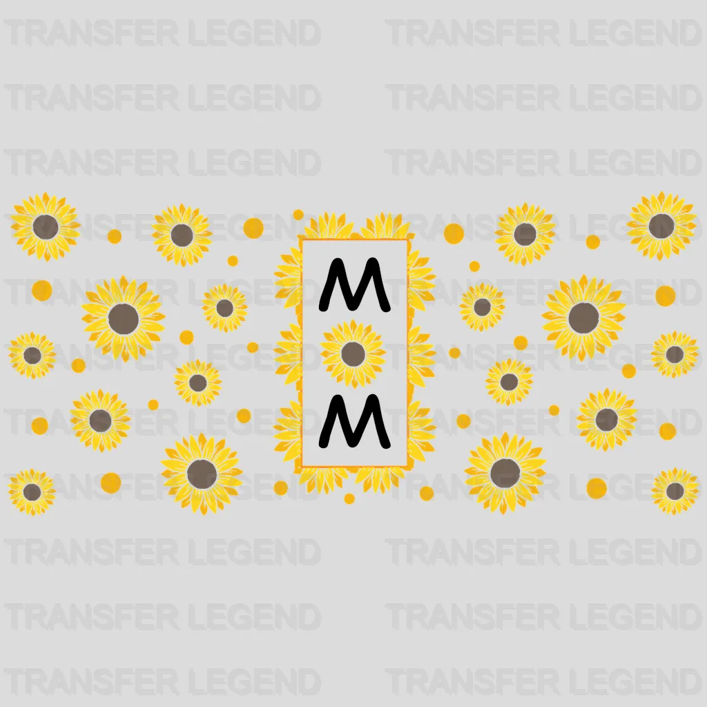 MOM Flowers Mother's Day UV DTF Transfer Cup Wrap UV DTF Sticker - transferlegend