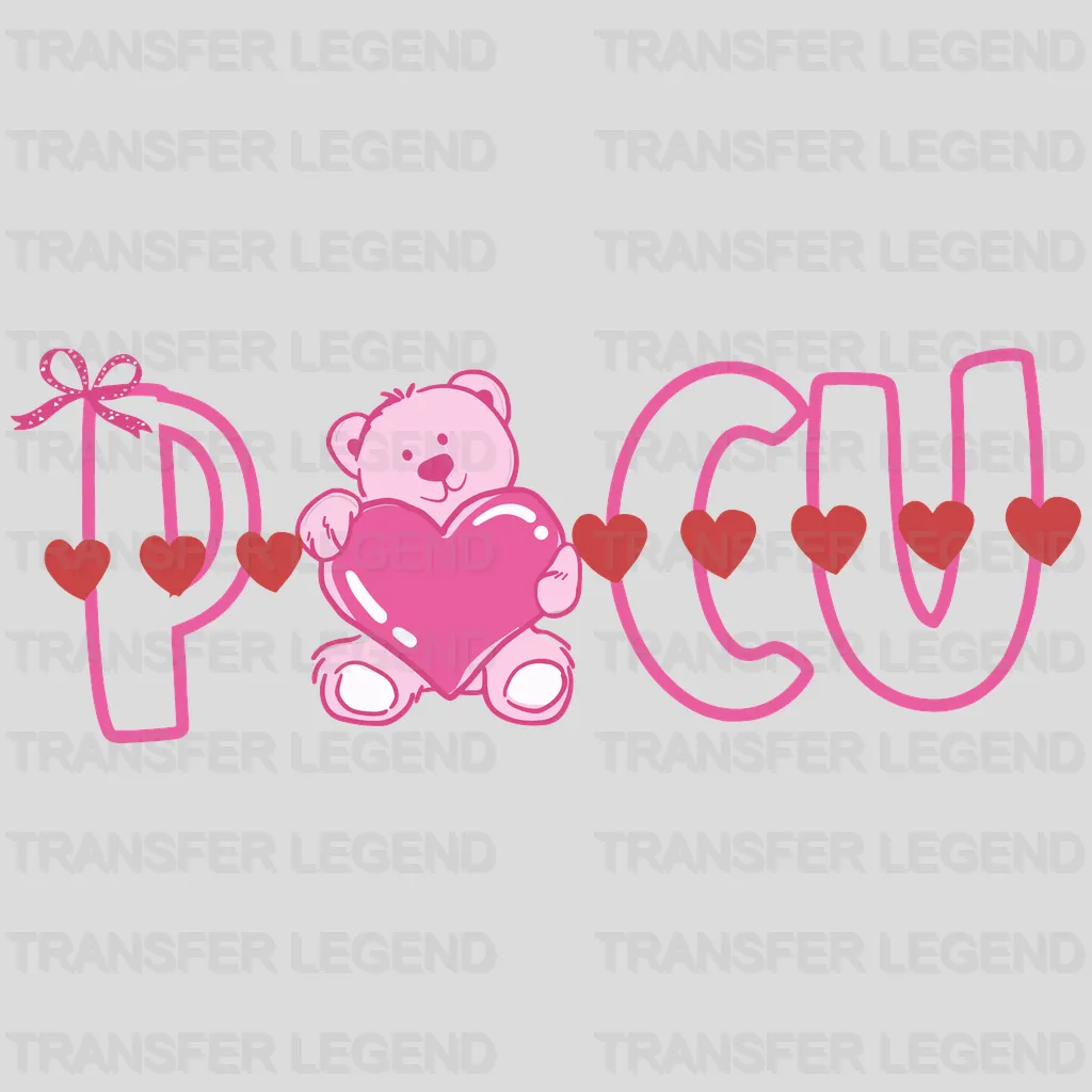 POCU Valentine's Day Design - DTF heat transfer - transferlegend