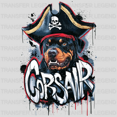 Dog Corssair Pirate Design - DTF Heat Transfer - transferlegend