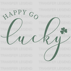 Happy Go Lucky St. Patrick's Day Design - DTF heat transfer - transferlegend