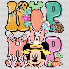 Easter Hip Hop Mickey and Minnie Design- DTF heat transfer - transferlegend