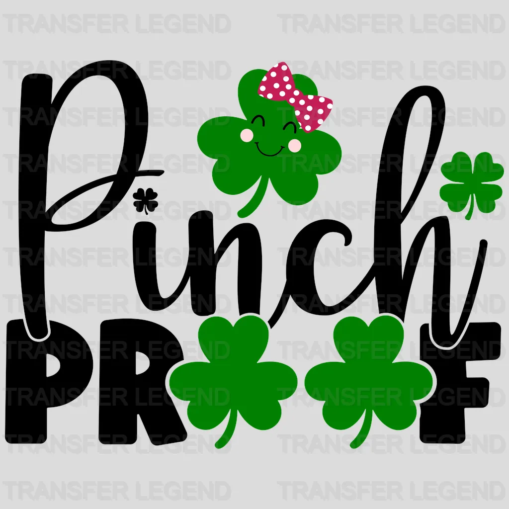 Pinch Proof St. Patrick's Day Design - DTF heat transfer - transferlegend