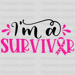 I Am A Survivor Cancer Support Design - DTF heat transfer - transferlegend