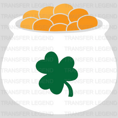 Pot Of Gold St. Patrick's Day Design - DTF heat transfer - transferlegend