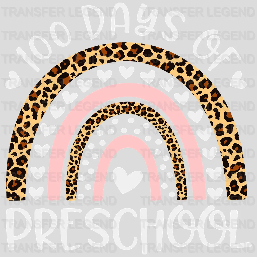 100 Days Of Preschool - DTF heat transfer - transferlegend