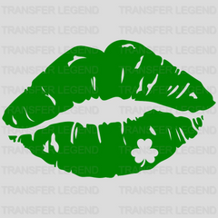 Lips St. Patrick's Day Design - DTF heat transfer - transferlegend