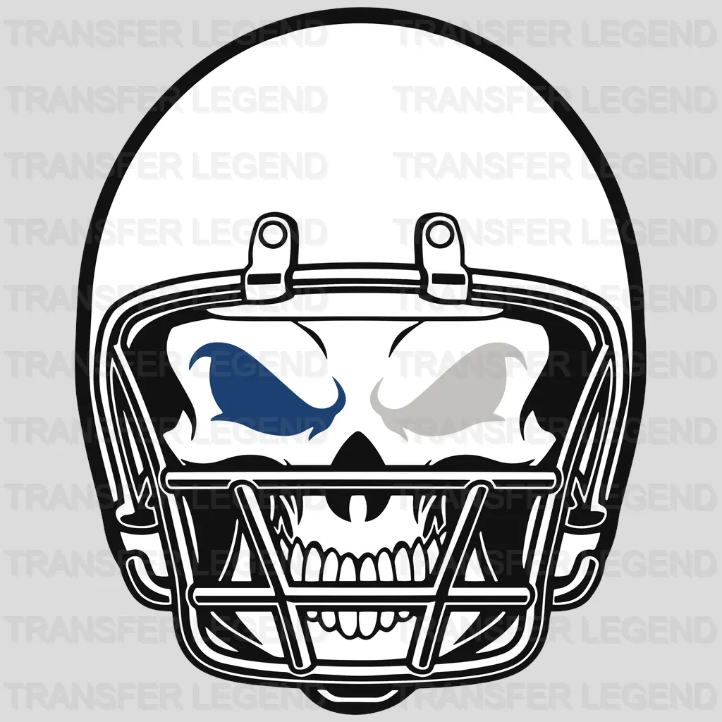 Indianapolis Colts Skull‑Mask Ripped‑Chest Emblem NFL Design - DTF Heat Transfer