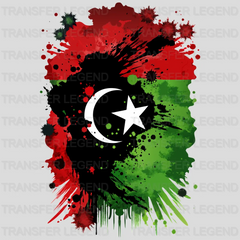 Libya Flag Design - DTF Heat Transfer - transferlegend