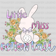 Little Miss Cotton Tail Easter Design - DTF heat transfer - transferlegend