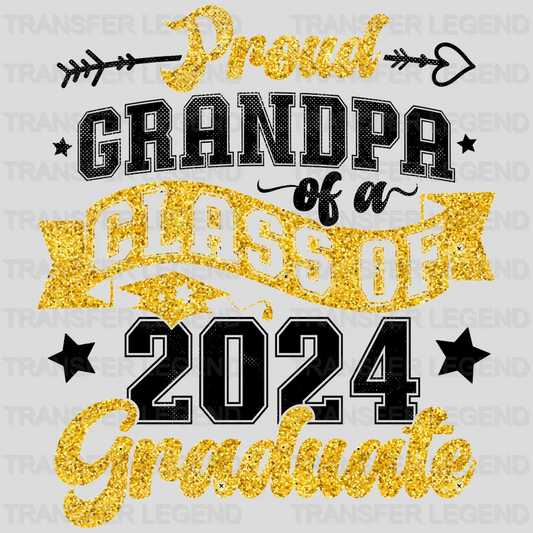 Proud Grandpa Of A Class Of 2024 Graduate Design - DTF heat transfer - transferlegend