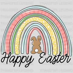 Happy Easter Rainbow Design - DTF heat transfer - transferlegend