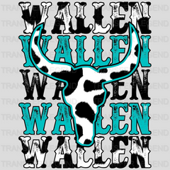 Wallen Bull Skull Design - DTF heat transfer - transferlegend