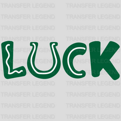 LUCK St. Patrick's Day Design - DTF heat transfer - transferlegend