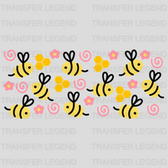 Bears And Flowers UV DTF Transfer Cup Wrap UV DTF Sticker - transferlegend