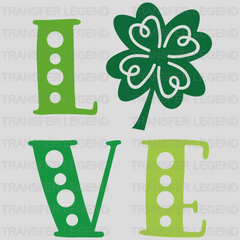 Love St. Patrick's Day Design - DTF heat transfer - transferlegend