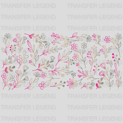 Flowers UV DTF Transfer Cup Wrap UV DTF Sticker - transferlegend