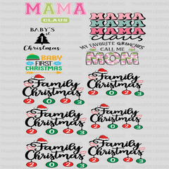 Christmas Premade Gang sheet-22X60 - transferlegend