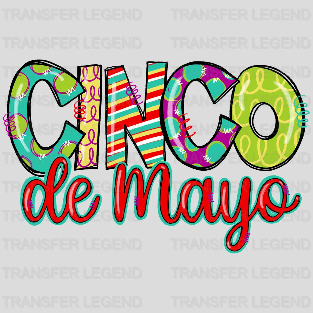 Cinco De Mayo - Cinco De Mayo DTF heat transfer - transferlegend