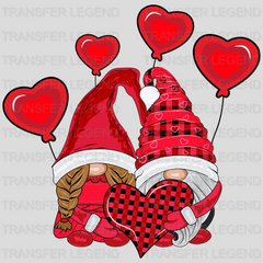 COUPLE GNOMIES HEART - DTF heat transfer - transferlegend