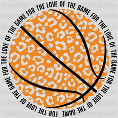 Basketball Ball Leopard DTF Transfer - transferlegend