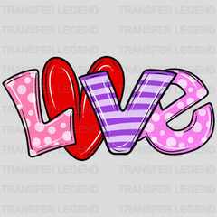 Love Valentine's Day Design - DTF heat transfer - transferlegend