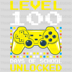 100 DAYS LEVEL UNLOCKED - DTF heat transfer - transferlegend