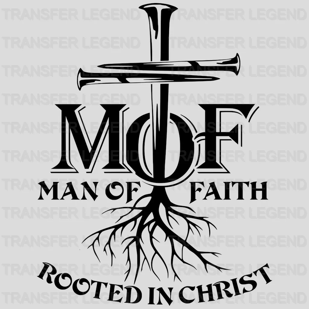 Man - Women of Faith Christian - Christian Design - DTF heat transfer - transferlegend