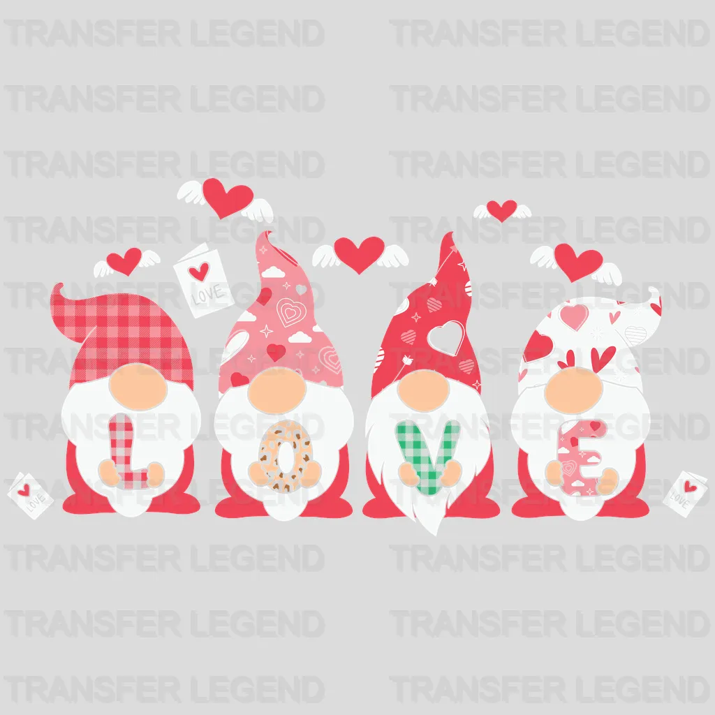 LOVE OF MY GNOMIES - DTF heat transfer - transferlegend