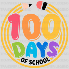 100 Days Of School - DTF heat transfer - transferlegend