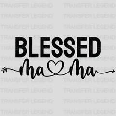 Blessed Mama - Mothers Day  - Funny Mom - Pregnancy Announcement Design - DTF heat transfer - transferlegend