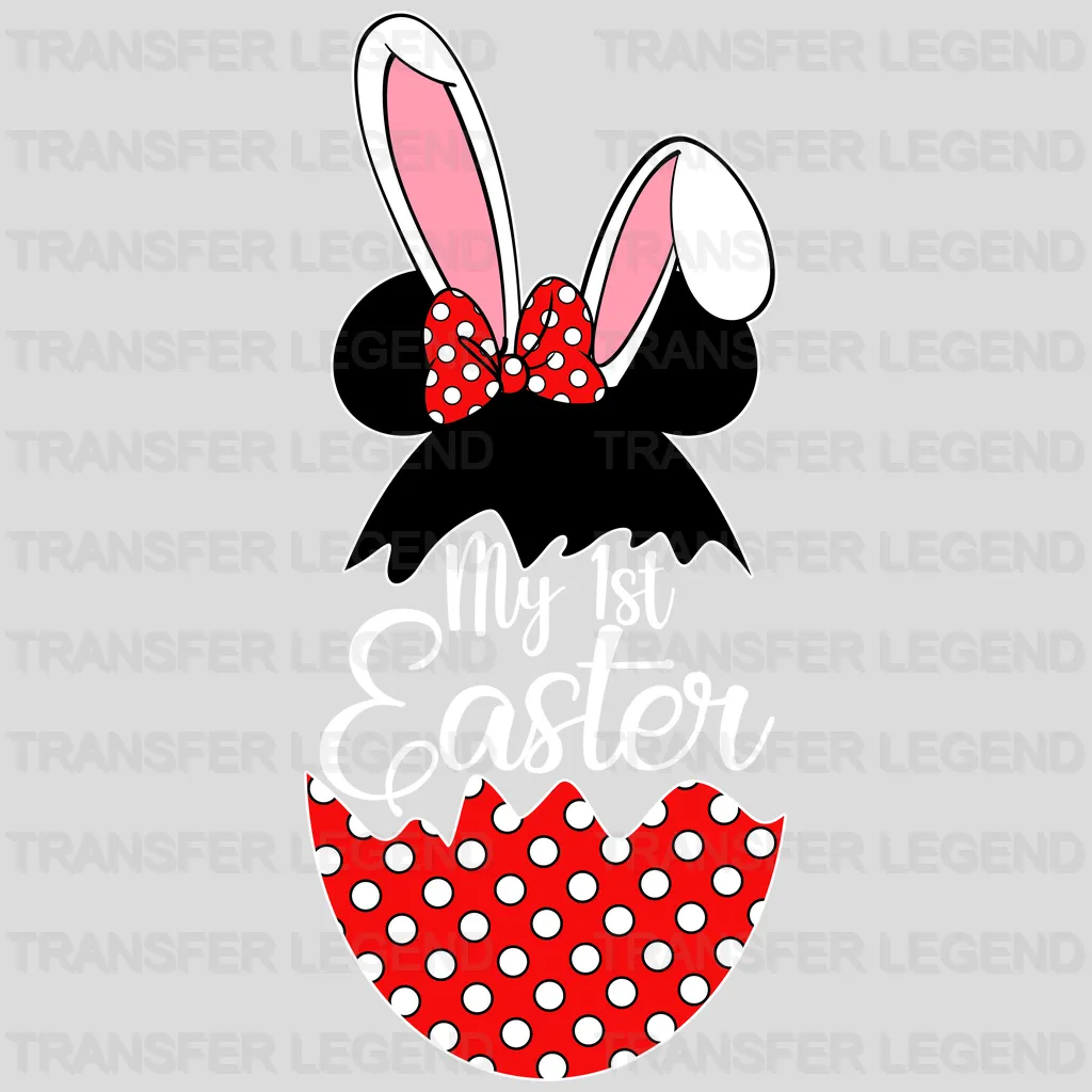 My First Easter Minnie Design - DTF heat transfer - transferlegend