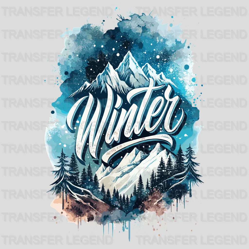 Amazing View Winter Design - DTF Heat Transfers - transferlegend