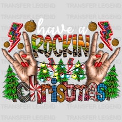 HAVE A ROCKIN, Christmas Design - DTF heat transfer - transferlegend