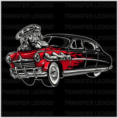 Cars Oldtimer Speed Clasic Car Designs - DTF Heat Transfer - transferlegend