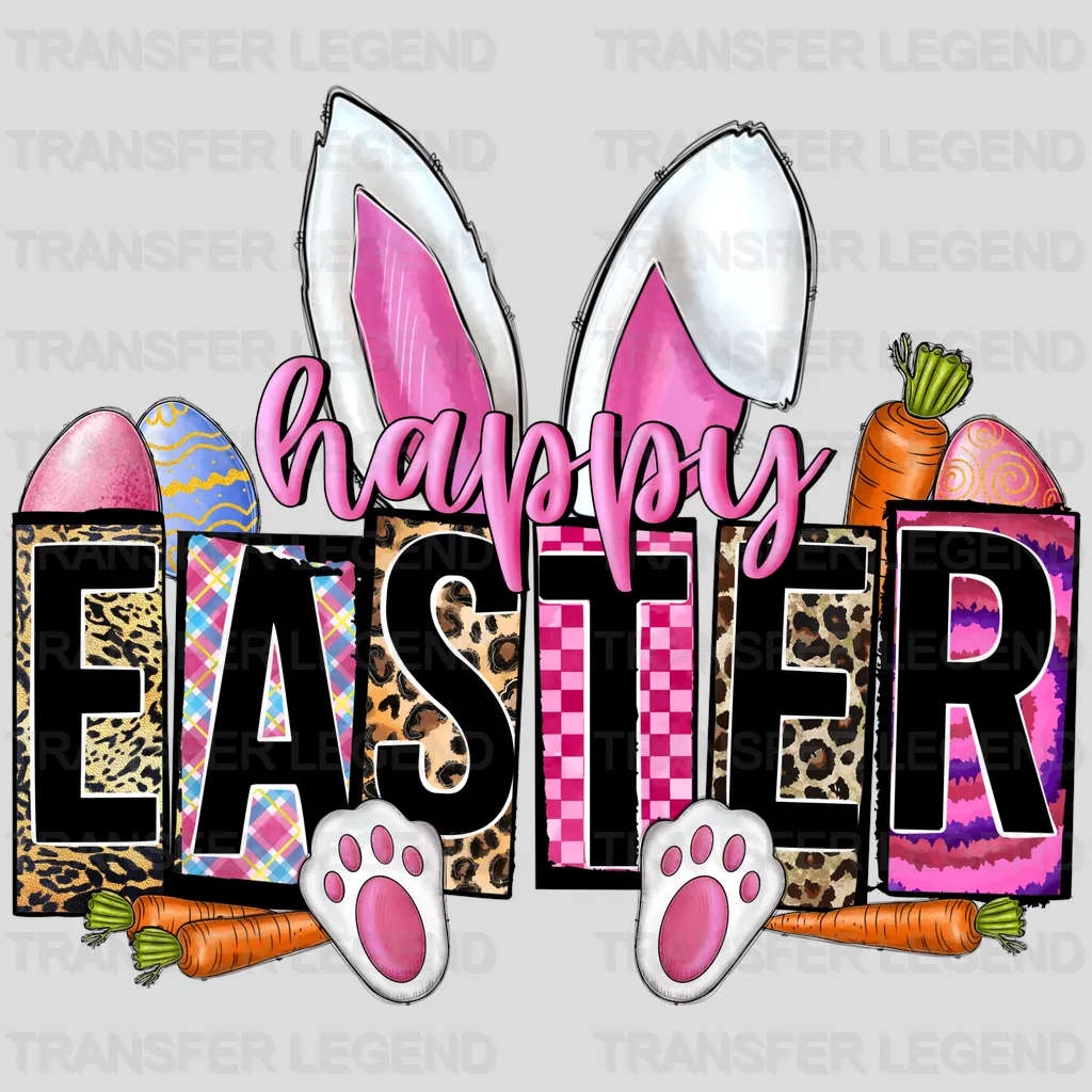 Happy Easter Design - DTF heat transfer - transferlegend